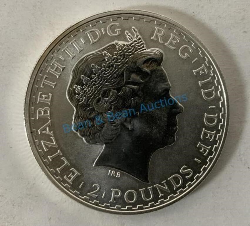 Britain 1 ounce silver coin