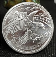 S: 1 OZ .999 SILVER ROUND FREEDOM / EAGLE