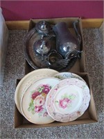 Tea Set and Old Plates