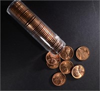 BU ROLL OF 1950 LINCOLN CENTS