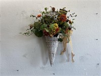 Woven Wall Floral Basket
