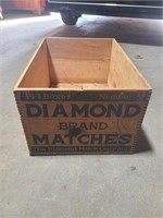 Diamond Brand Wood Matchbox Crate 24x16x12"