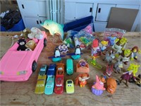 McDonalds Toys, Barbie Convertible, & Dolphin