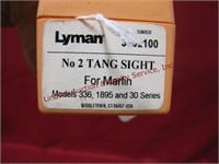 Lyman #2 Tang Sight for Marlin Mod: 336, 1895 &