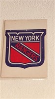 1972 73 OPC Hockey Team Logo NY Rangers