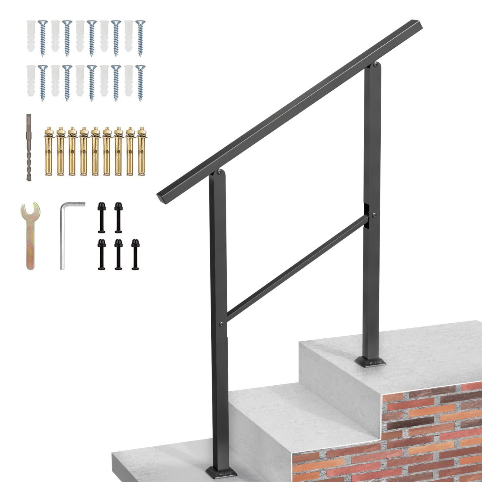 Mychoiii 3-Step Handrails for Outdoor Steps,Outdoo