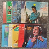 Lot of 12 Assorted Classic Christmas Vinyl Albums!