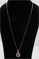 Sterling Necklace 18"