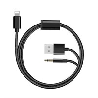 Charging Audio Cable for iPhone,2 in 1 Lightning