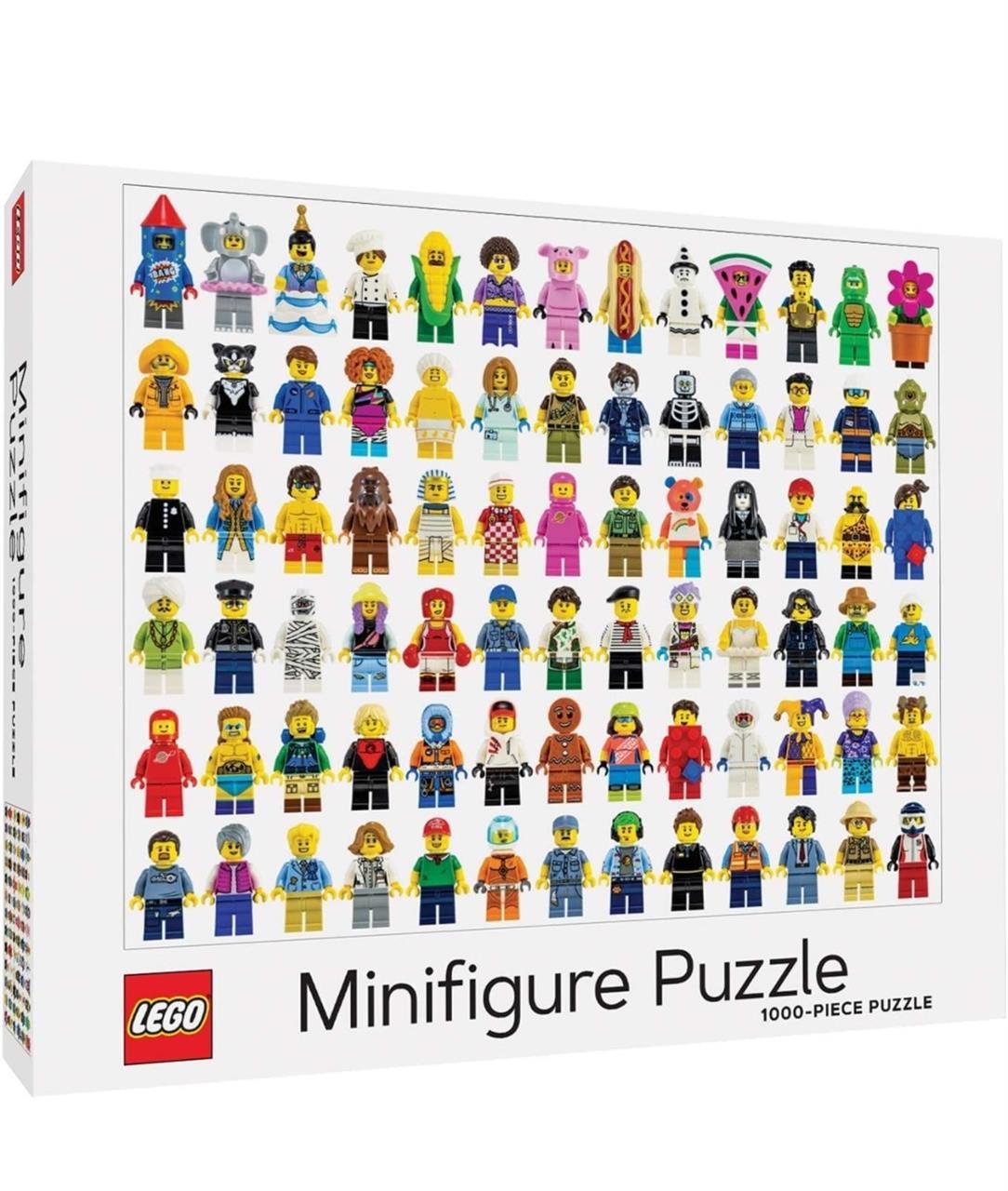 LEGO Minifigure Puzzle 1000-pc Puzzle