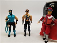 3 GI Joe Vintage Toys