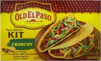 Old El Paso Taco Dinner Kit, 8.8 OZ (Pack of 12)