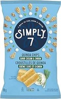 Simply7 Quinoa Chips - Sour Cream and Onion, 100g