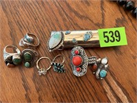Turquoise, Silver, & Other Jewelry