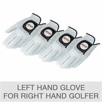 Kirkland Signature Leather Golf Glove 4pack Medium