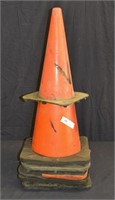 6 Used Construction Road Safety Cones