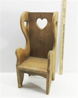 Doll Size Wood Chair