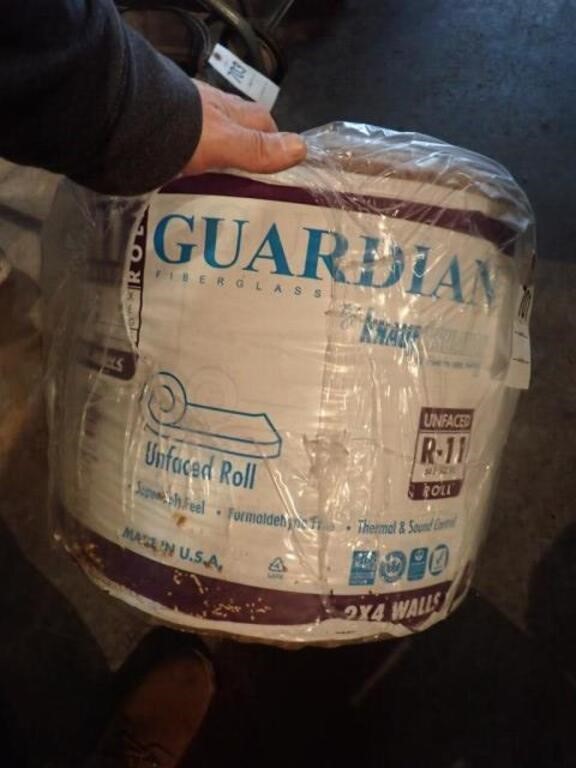 Roll Of Guardian R-11 Unfaced Insulation