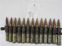 Ammo Belt, Drilled out shells