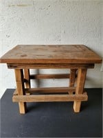 Small table stool plant stand