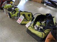 LOT, ASSORTED RYOBI CORDLESS TOOLS (NO CHARGERS)
