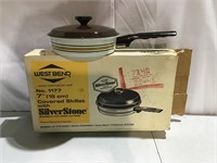 7” westbend silverstone nonstick covered skillet