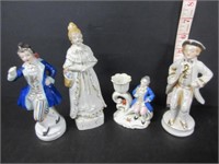 LOT OF 4 OCCUPIED JAPAN PORCELAIN FIGURINES