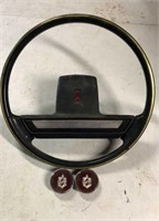 Oldsmobile steering wheel & hub cap centers