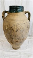 Large antique Italian wine or olive oil jug, to