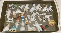 Lot Various Vtg Bisque Porcelain Figurines