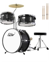 Eastar Kids Drum Set 14‘’ 3-Piece for Beginners