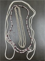 BEADED NECKLACE LOT