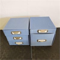 Stackable fabric drawers for small items