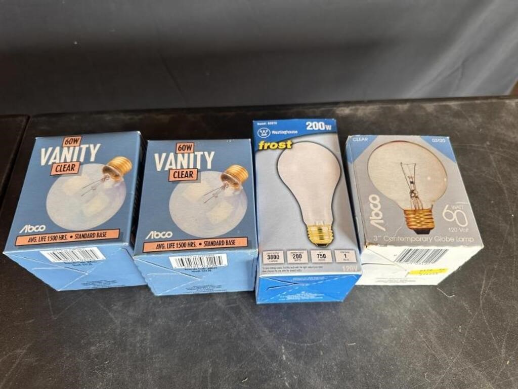 Light bulbs new in box
