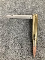 50 Cal. Folding Bullet Knife    MIB