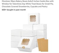 MSRP $15 30 Piece Bakery Boxes