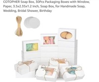 MSRP $16 30Pcs Soap Boxes
