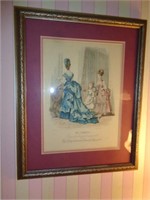 Pair of Victorian Prints - Framed