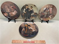 NICE SET OF NORMAN ROCKWELL COLLECTORS PLATES