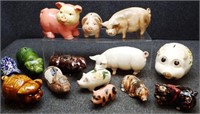 (14) Porcelain, Ceramic Piggy / Pig Banks