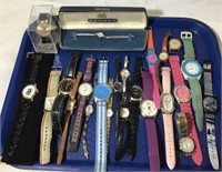 Assorted Wrist Watches Citizen, Timex, Benrus...