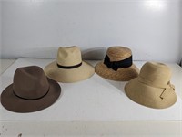 (4) Aesthetic Assorted Hats