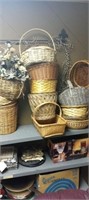 Large Lot of baskets