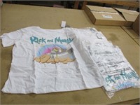 6 Sz 1X Rick & Morty Shirts