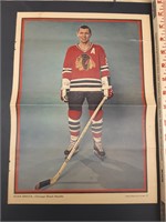 1966 Weekend Magazine Fold-Out Stan Mikita / Hall