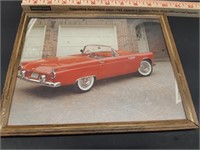 Framed Car Picture - 1955 Ford Thunderbird
