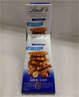 LINDT CHOCOLATE BARS - SWISS CLASSIC - QTY 14