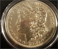 1902 US Morgan Silver Dollar