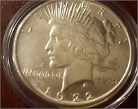 1922 US Peace Silver Dollar