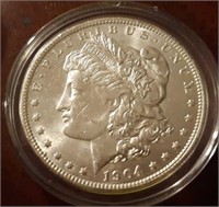 1904 US Morgan Silver Dollar